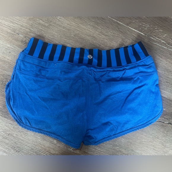 Lululemon Bhakti Yoga Short Heathered Baroque Blue Speed Short - Picture 5 of 8